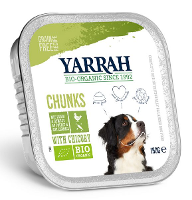 Yarrah Dog Kuipje Brokjes Kip/rund Hondenvoer #95;_150 Gr