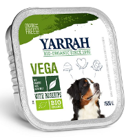 Yarrah Dog Kuipje Vegetarische Brokjes Met Groente Hondenvoer #95;_150 Gr