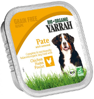 Yarrah Biologisch Hondenvoer Alu Kuipjes Pate Kip 150 Gram