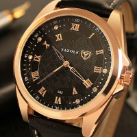 Yazole 342 Watch Fashion Business Style Men Wrist Quartz Watch