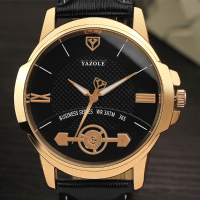 Yazole 365 Fashion Men Quartz Watch Luminous Business Wrist Watch