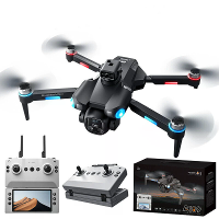 YCRC A189 GPS 5G WiFi FPV met afneembare opgevouwen 4,5 inch LCD scherm controller dubbele camera servo gimbal 360° obst