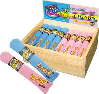 Yeowww Sigaren In Houten Doos Roze / Blauw #95;_17,5 Cm