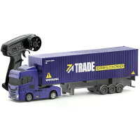 YF 3606 RTR 1/64 2.4G 4WD Mini Drift RC auto Tractor container vrachtwagen Ondersteunt App Afstandsbediende LED licht Tw