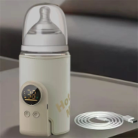 YFS K6 Draagbare Draadloze Slimme Flessenwarmer 18W Snelle Verhitting 6000 10000mAh Grote Batterij Temperatuur Controle
