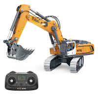 YI GONG 636 970 1/50 RC Simulatie Engineering Model Legering Tracks Bulldozer/Graver RTR RC Auto Schroefstaaf Graver Gel