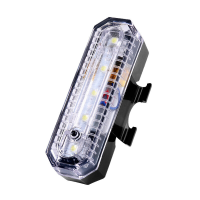 5LED Mountain Road Fiets Achterlicht Fietsuitrusting Nacht Rijden Waarschuwingslicht USB Opladen Fiets Achterlicht