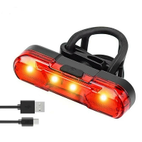Achterlicht Fiets USB Oplaadbaar Fiets Achterlicht voor Fietshelm Rugzak Veiligheidswaarschuwingsachterlicht