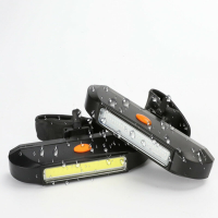 COB Patch Night Riding Rood en blauw waarschuwingslicht Waterdichte LED achterlichten voor fietsen