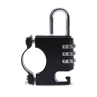 Yiquan Drie Digite Codes Combinatiefietslot Aluminiumlegering 0,1 kg Lichtgewicht Draagbaar Beveiligingsgereedschap voor
