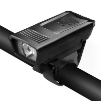 Fietskoplamp 500 mAh batterij USB oplaadbare voorlicht voor nachtfietsen