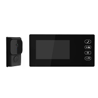 Yiroka MK 4XBSZJA 2.4G Video Deurbel met 4,3 inch Binnenmonitor Ondersteuning IR Nachtzicht Tweeweg Intercom Slimme Huiz