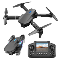 YLR/C E88 / E88D WiFi FPV met LCD schermcontroller HD Dual Camera Verlichting Armen Optische Flow Positionering Kleurige