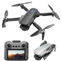 YLR/C E88 GT WiFi FPV met 4,9 inch groot LCD scherm controller HD dual camera optische flow positionering borstelloze op