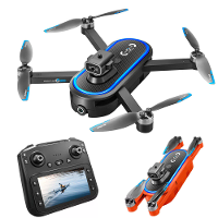 YLR/C S186 WiFi FPV met 5,9 inch LCD schermcontroller HD Dual Camera Servo Gimbal 360° Obstakelontwijking Borstelloze Op