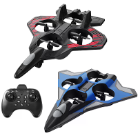 YLR/C YL87 YL89 2,4G EPP Foam Glider Hoogtebehoud Hoofdloze modus 360° Roll 4 Motors 4CH LED RC Vliegende ScherptQuadr