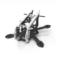 WalleFPV Eagle2 91mm wielbasis frame kit van koolstofvezel met 2.4G / 915MHz antenne voof DJI O4 Pro RC FPV racingdrone