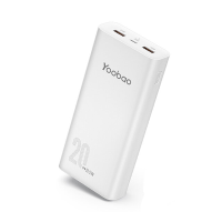 YOOBAO C20Q 22.5W 20000mAh Power Bank voeding met 20W USB C PD + 22.5W/18W QC3.0 USB A Ondersteuning AFC FCP SCP Snel op