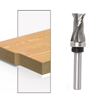 6Mm/6.35Mm/12.7Mm Shank Carbide CNC Router Bit Bearing Ultra Performance Compressie Flush Trim Frees voor Hout