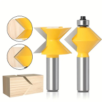90 Graden kantenband assemblage freesbit 45 gauge staal wolfraamstaal carbide materiaal houtbewerking frees voor houtger