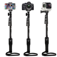 Yt 1288 Extendable Bluetooth Remote Control Mirror Selfie Stick Monopod For Cellphone Gopro Camera