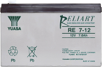 Yuasa RE7 12 Loodaccu 12 V 7 Ah Loodvlies (AGM) (b x h x d) 151 x 98 x 65 mm Kabelschoen 6.35 Mm Onderhoudsvrij