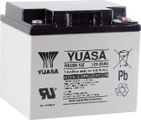 Yuasa REC50 12 Loodaccu 12 V 50 Ah Loodvlies (AGM) (b x h x d) 197 x 175 x 165 mm M5 schroefaansluiting Geringe zelfontlading, Onderhoudsarm, Cyclusbestendig