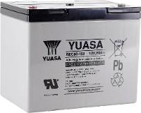 Yuasa REC80 12 Loodaccu 12 V 80 Ah Loodvlies (AGM) (b x h x d) 259 x 212 x 168 mm M6 schroefaansluiting Geringe zelfontlading, Onderhoudsarm, Cyclusbestendig