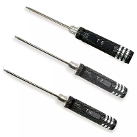 HSS Schroevendraaier T6 T9 T10 Hexagonale Tofx Aluminium Handvat Antislip voof RC Vliegtuigmodellen Reparatiewerkzeugen