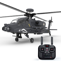 YXZNRC F11 S 1:32 AH 64 Apache Schaal 2.4G 6CH GPS Hoogte vasthouden Optische stroompositionering 5.8G FPV camera Dual B