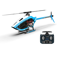 YXZNRC F280 2.4G 6CH 6 Axis Gyro 3D6G Dual Brushless Direct Drive Motor Flybarless RC Helicopter Compatible with FUTABA