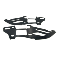 YXZNRC F280 3D/6G 6CH RC Helicopter Onderdelen Carbon Fiber Side Board