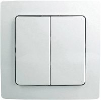 Z Wave ME ZME_DW6 Afdekframe met knop Z Wave