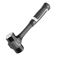 Z50 Sledgehamer 2 3LB zware duty eenstuk gesmeed stalen antisliphandgreep voor het boren van bakstenen, hameren van sche