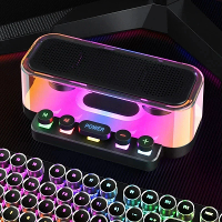 Z6 RGB luidspreker Draagbare bluetooth luidspreker met mechanische knoppen Ondersteuning voor USB  en TF kaartafspeel FM