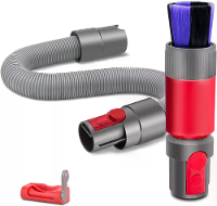 Zachte Stofborstel en Verlengslang voor Dyson V7 V8 V10 V11 V15 ABS Plastiek 63 Inch Stofzuiger Accessoire Hoge Kwalitei