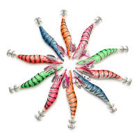 Zanlure 10 Pcs Luminous Light Fishing Lures Shrimp Squid Prawn Crankbaits Tackle Hooks Baits