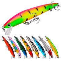 ZANLURE 10 Stuks 95mm 8.5G Vis Aas Set Mini Vis Harde Aas Aagonder glijdend Zwenkbait Knettergekke Tuimelaar Aas