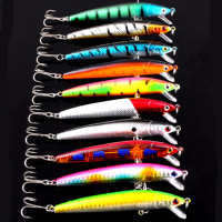 Zanlure 10pcs 9cm Fishing Lures Crankbaits Hooks Minnow Baits Tackle Crank Tools