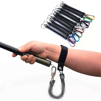 ZANLURE 5 Stuks 22 cm Trekelastic met Antiverlies Handtouw Grip Retentie Elastische Kabel Bescherming Flexibel Vistuig