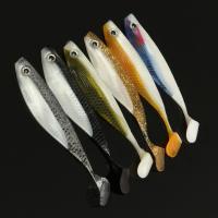 Zanlure 6pcs 11.5Cm 12g Soft Plastic Lures Fishing Lure Soft Bait Tackle