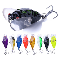 ZANLURE 8PCS Perch Insect Fishing Lures 6,4 g 4cm Treble Barb Haken Kunstmatig Aas voor Vissen