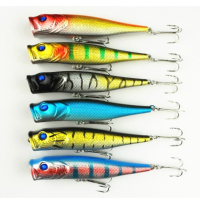 Zanlure Artificial Baits Poper Crankbait Fishing Lures Bass Hook