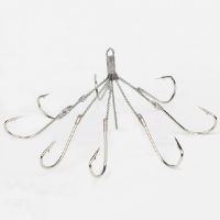Zanlure Fishing Hook 8 Claw Hook Super Sharp Hooks With Barbed Fishing Hook