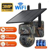 ZANLURE Q5 Ultra HD Trail Camera 3MP Zonnepaneel Draadloze WiFi IP66 Waterdichte PIR Bewegingsdetectie Wildcamera