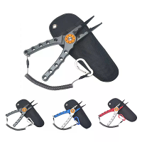 ZANLURE Visgereedschap Lijnsnijder Split Ring Multifunctionele Snijder Met Gevorderde Lanyard Buckle Tool Voor Buiten Zo