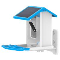 ZANLURE Vogel Slimme Voeder met Camera 1080P HD Zonne energie Nachtzicht Vogel Camera AI Herkenning Auto opname IP66 Wat