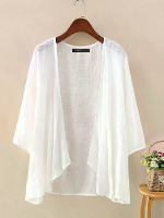 ZANZEA Dames Zonnebrand Cardigan