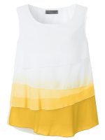 Zanzea Ladies Sleeveless Multi Layered Bright Color Chiffon Blouse