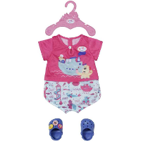 ZAPF Creation BABY born   Bath Pyjamas with Shoes Poppenkledingset poppen accessoires